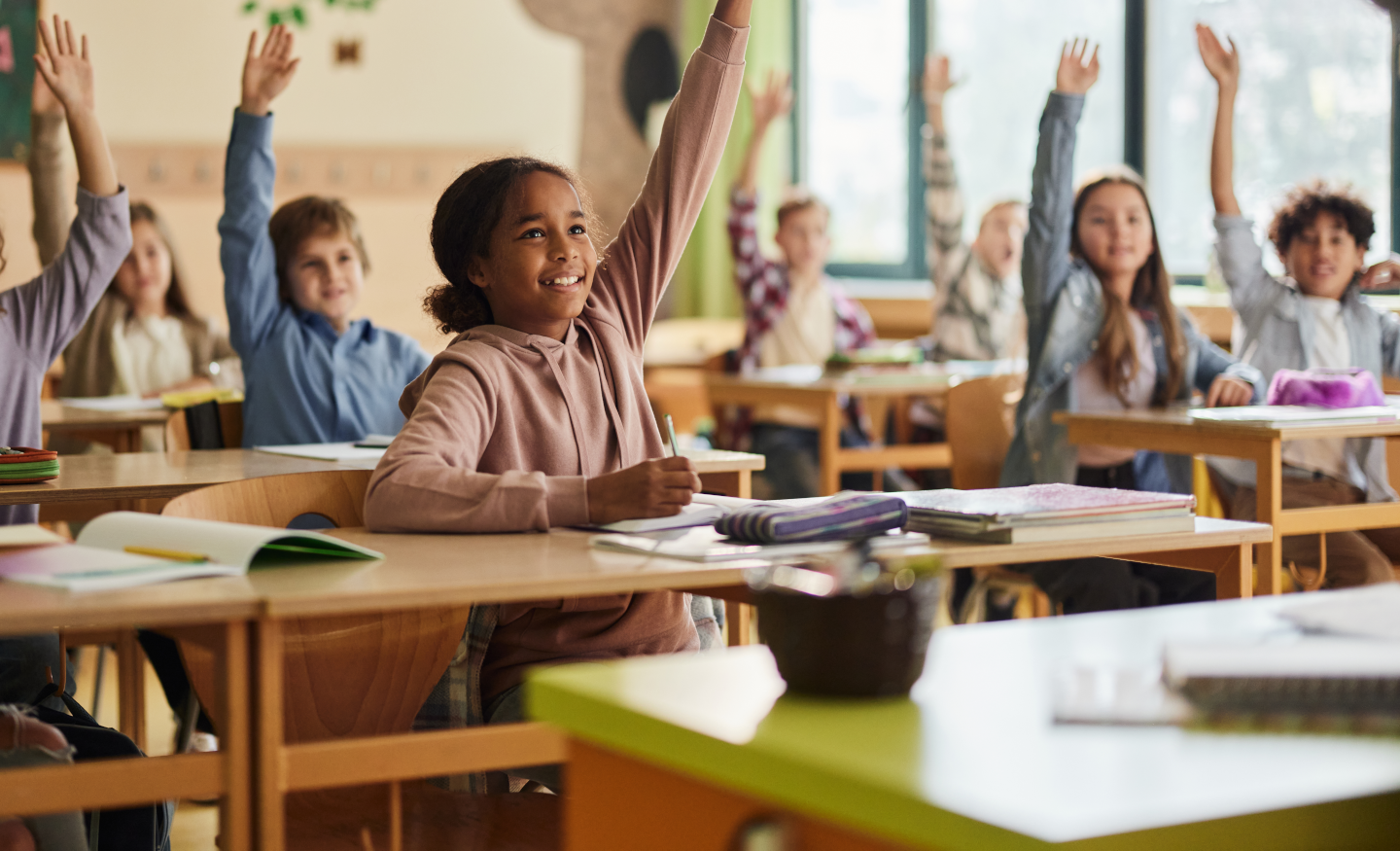 children in school